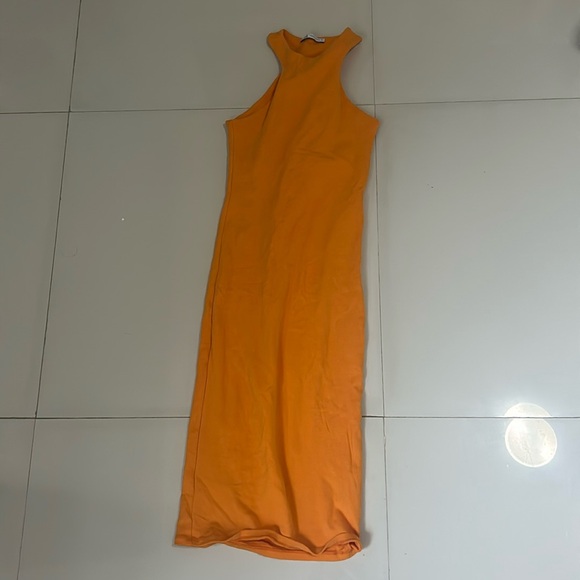 Zara Dresses & Skirts - Zara Orange fitted body dress